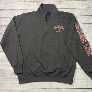 Champion 1/4 zip Pullover Alabama Size Large